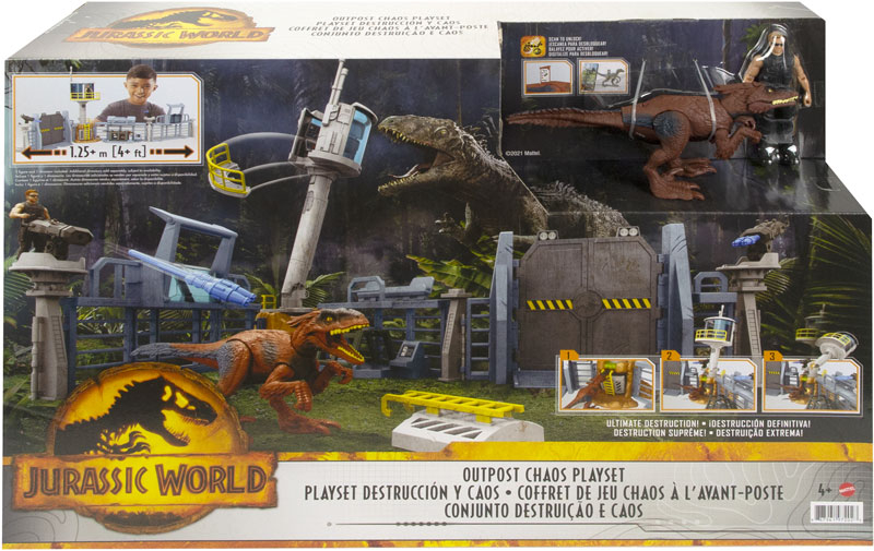 Wholesalers of Jurassic World Outpost Chaos Playset toys