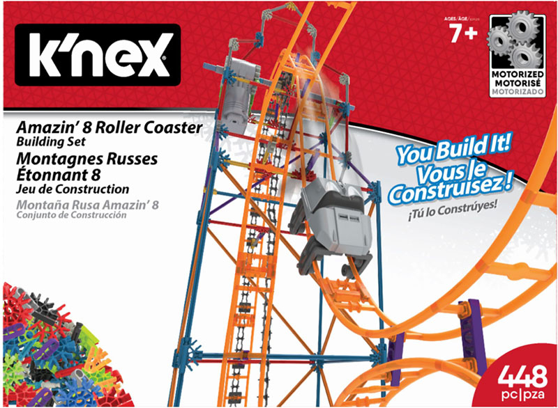 Wholesalers of Knex Amazin 8 Roller Coaster toys