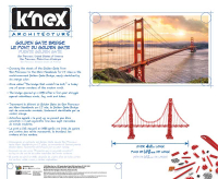 Wholesalers of Knex Architecture - Golden Gate Bridge toys image 4