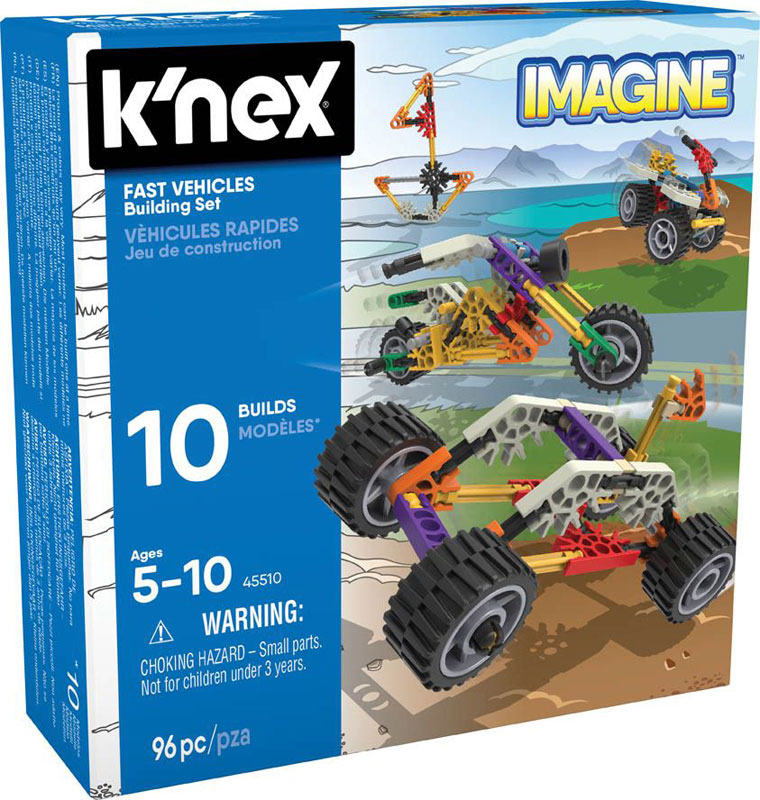 Wholesalers of Knex Beginner Fun Fast Vehicles 10 Model Building Set toys