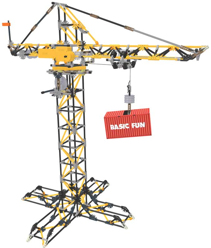 K'NEX Control Crane Building Set Working Motorized Crane NEW Open Box KNEX 