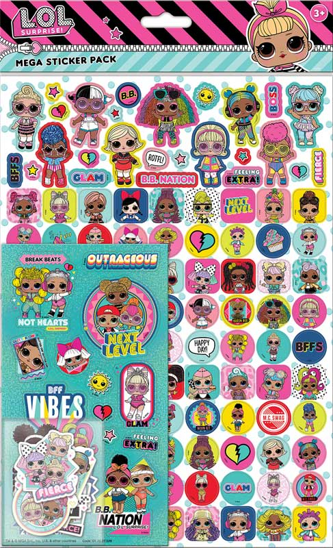 Wholesalers of L.o.l. Surprise! Next Level Mega Sticker Pack toys
