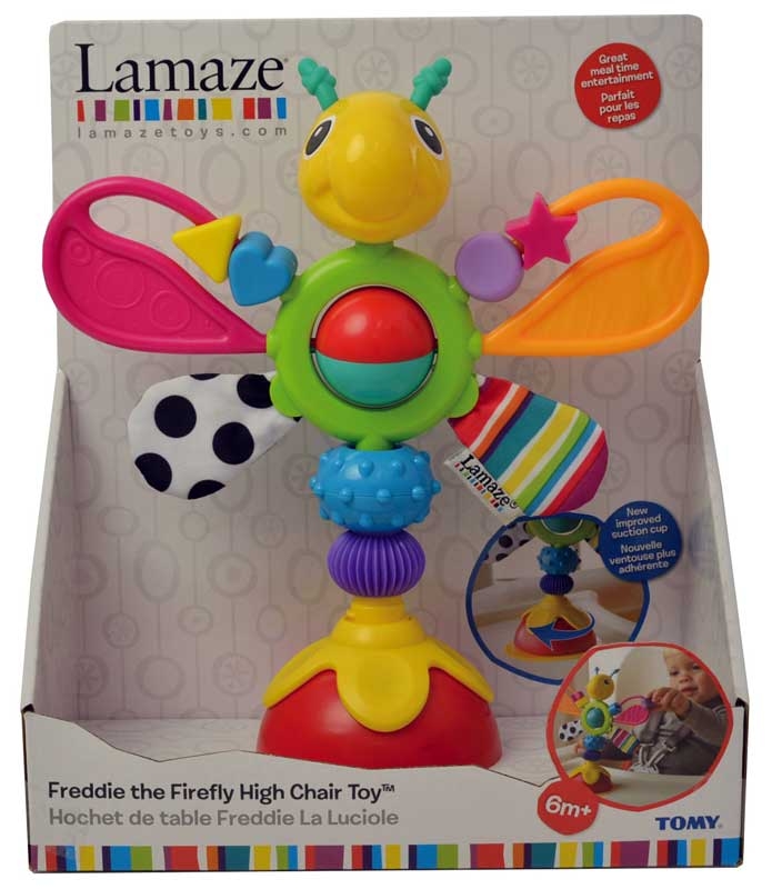 Wholesalers of Lamaze Freddie The Firefly Highchair Toy toys