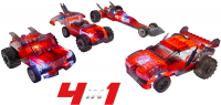 Wholesalers of Laser Pegs Multi Models - 4-in-1 Red Racer toys image 2