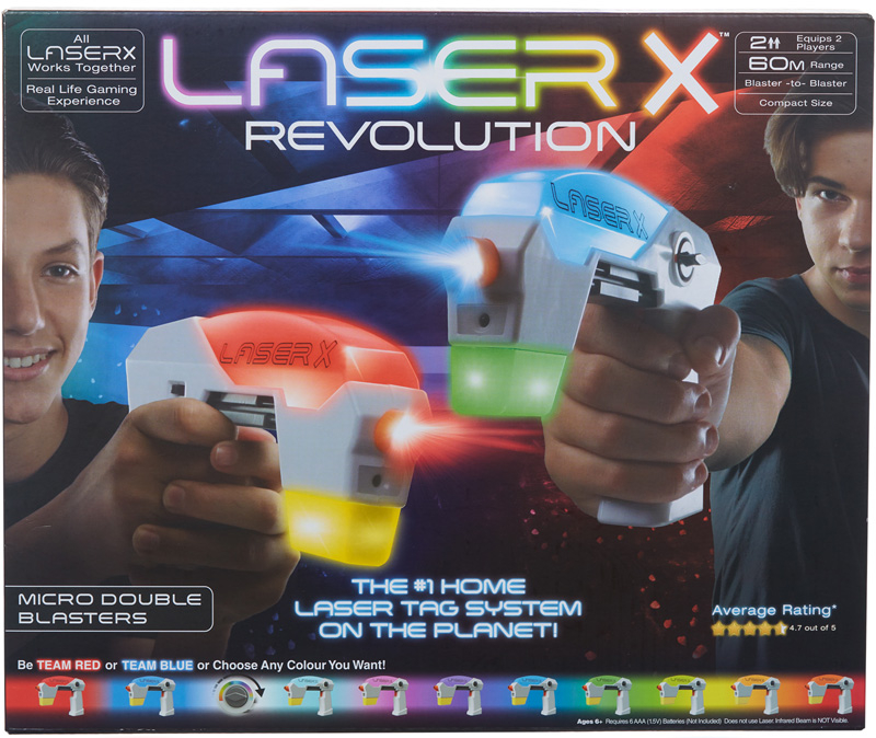 Wholesalers of Laser X Revolution Micro Double Blasters toys