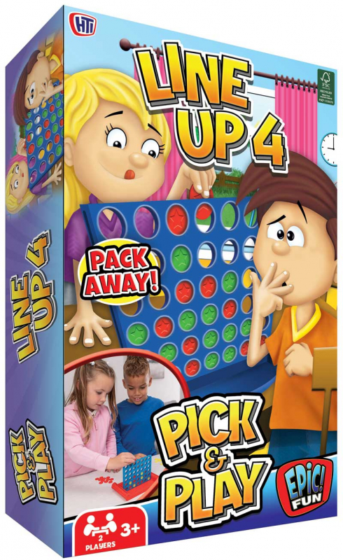 Wholesalers of Line Up 4 Pick And Play Game toys