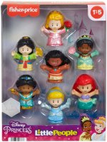 Wholesalers of Little People Disney Princess 7 Figure Assorted toys image