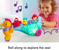 Wholesalers of Little People Little Mermaid Ariel Carriage toys image 2