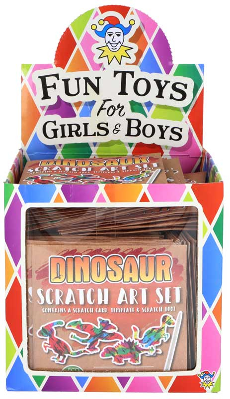 Wholesalers of Magic Colour Scratch Eco Set Mini Dinosaur 8.5 X 8.5 Cm toys