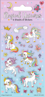 Wholesalers of Magical Unicorns Party - 6 Sheets toys image
