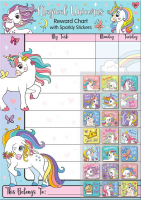 Wholesalers of Magical Unicrons Everyday Reward Chart With Stickers toys image
