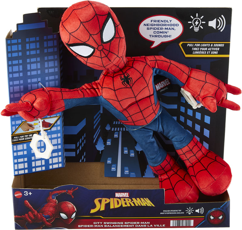 Wholesalers of Marvel City Swinging Spider-man Plush toys