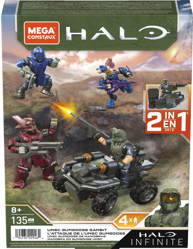 Wholesalers of Mega Construx Halo Unsc Gungoose Gambit toys