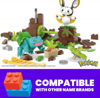 Wholesalers of Mega Construx Pokemon Emolga And Bulbasaurs Charming Woods toys image 4