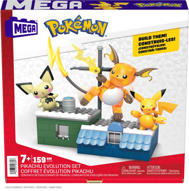 Wholesalers of Mega Construx Pokemon Style Picachu Evolution Set toys