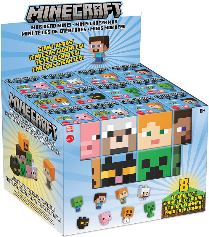 Wholesalers of Minecraft Mob Head Minis Assorted S toys