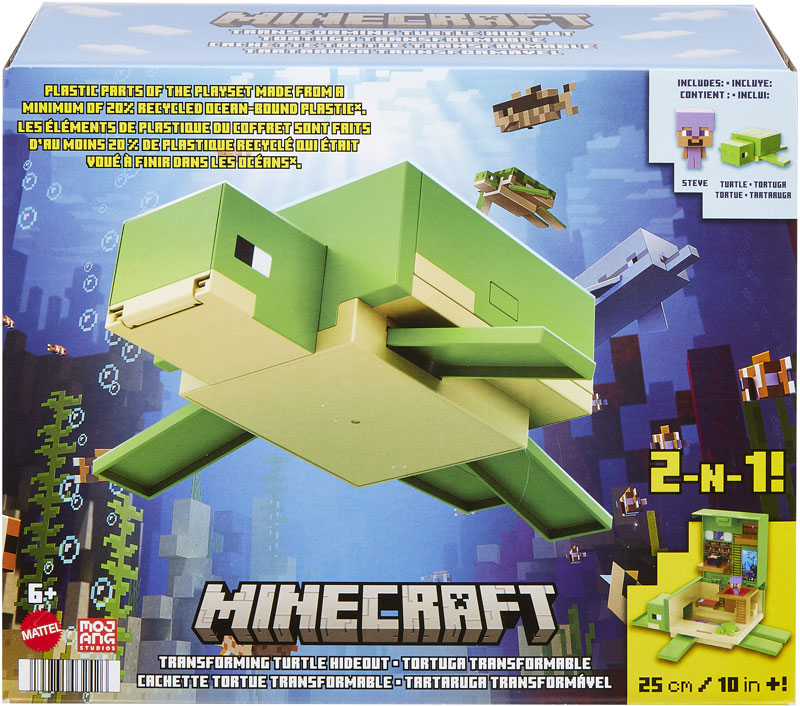 Wholesalers of Minecraft Transforming Turtle Hideout Playset toys
