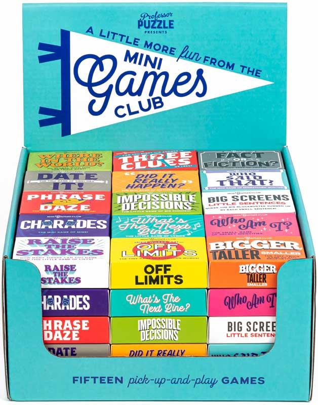 Wholesalers of Mini Games Club Assorted toys