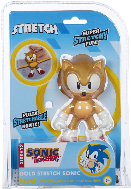 Wholesalers of Mini Stretch Sonic The Hedgehog Gold Edition toys