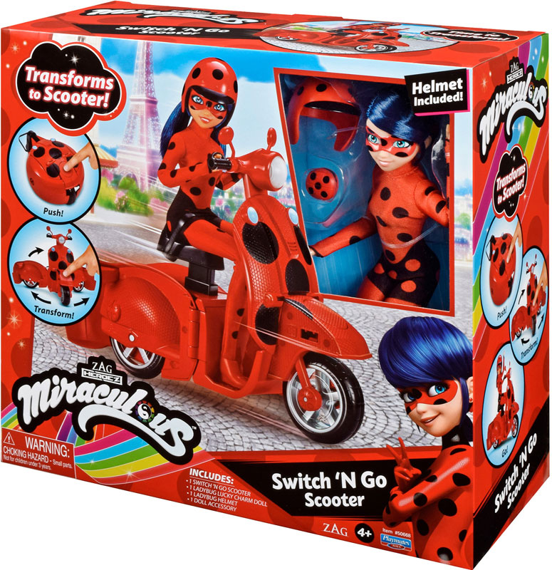 Wholesalers of Miraculous Ladybug Switch And Go Scooter With Doll toys