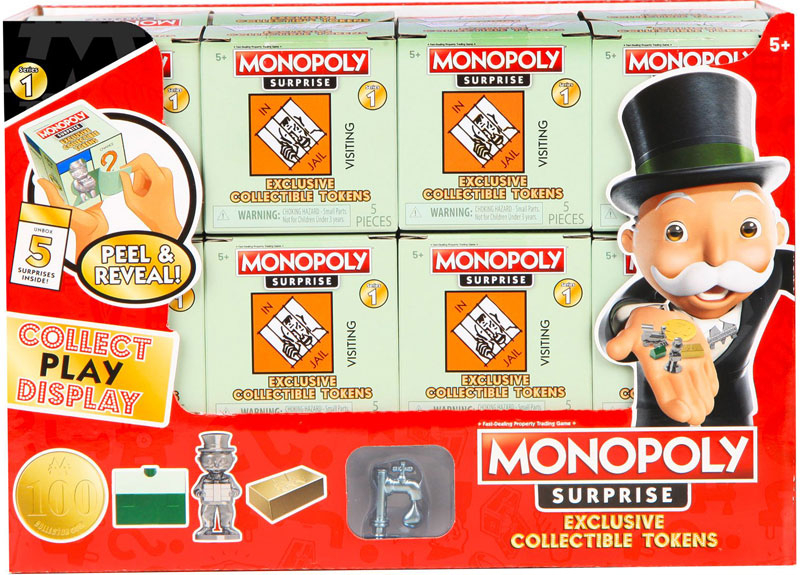 Wholesalers of Monopoly Surprise Collectable Tokens Uk Version toys
