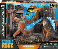 Wholesalers of Monsterverse City Battle - Diorama Set W Two Figures toys image