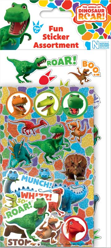 Wholesalers of Dinosaur Roar! Assorted Sticker Pack toys