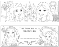 Wholesalers of Mug Colouring Princess Asst toys image 3
