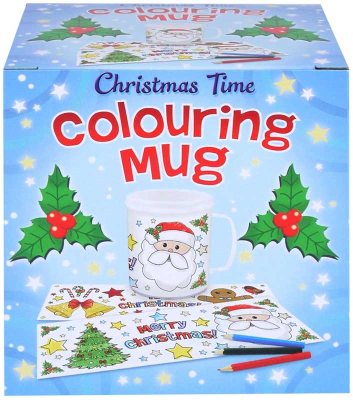 Wholesalers of Mug Colouring Xmas toys