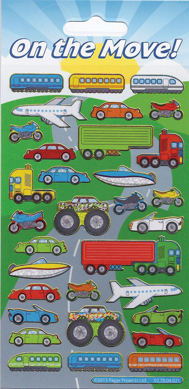 Wholesalers of On The Move Sparkle Stickers toys