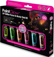 Wholesalers of Paint Glow Uv Glitter Face And Body Gel Kit toys Tmb