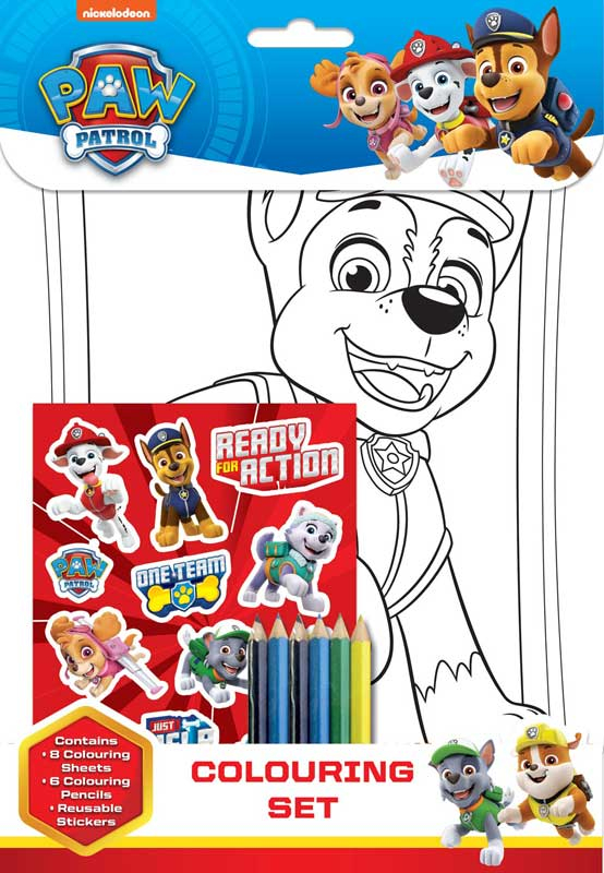 Wholesalers of Paw Patrol Colouring Set toys