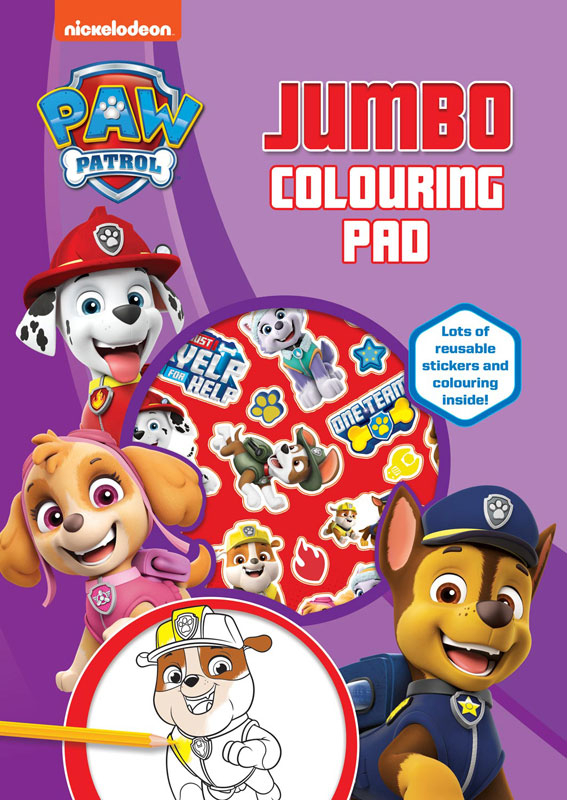 Wholesalers of Paw Patrol Jumbo Colouring Pad toys