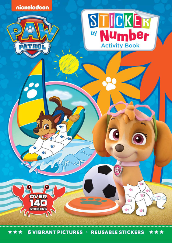 Wholesalers of Paw Patrol Sticker By Number Activity Book toys