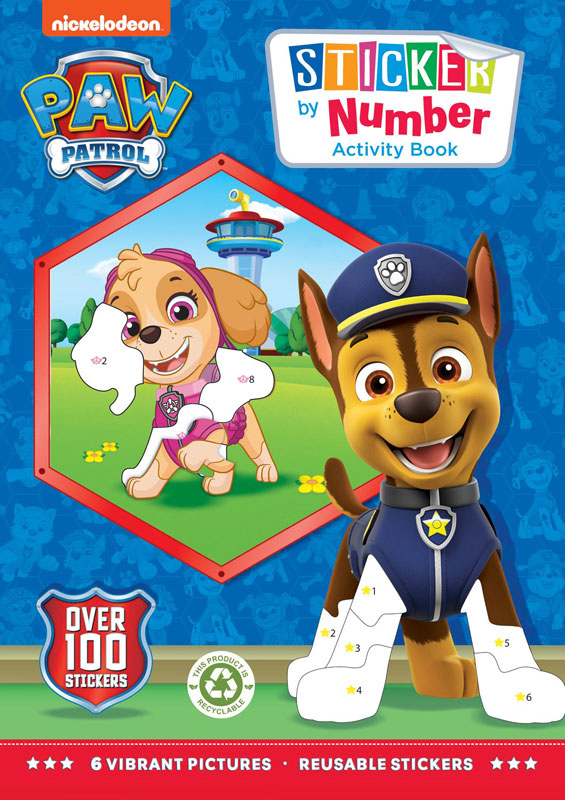 Wholesalers of Paw Patrol Sticker By Number Activity Book toys