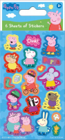 Wholesalers of Peppa Pig Blue Party - 6 Sheets toys image