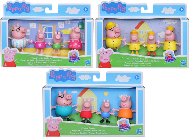 Wholesalers of Peppa Pig Family 4 Pack Asst toys