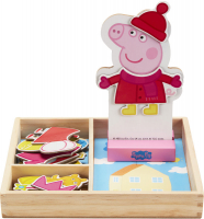 Wholesalers of Peppa Pig Magnetic Wooden Dress-up Set toys image 3