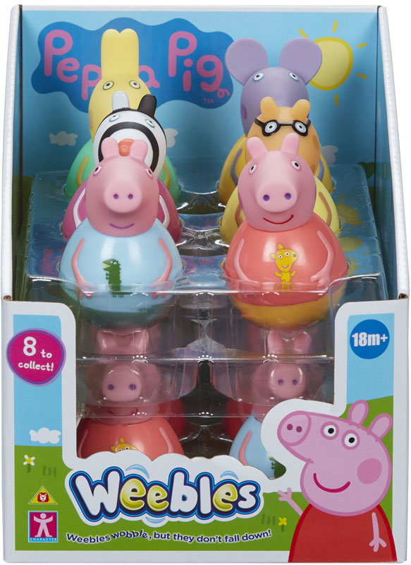 Wholesalers of Peppa Pig Weebles Figure Assorted toys