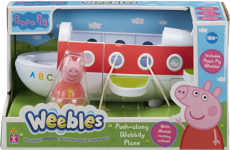 Wholesalers of Peppa Pig Weebles Push-along Wobbily Plane toys