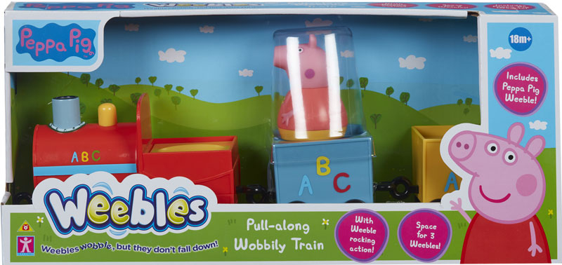 Wholesalers of Peppa Pig Weebles Push-along Wobbily Train toys