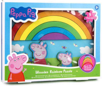 Wholesalers of Peppa Pig Wooden 3d Rainbow Puzzle toys Tmb