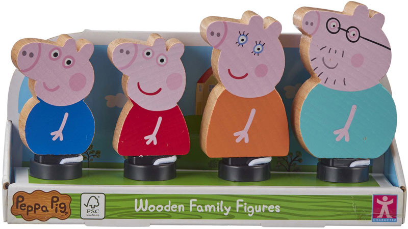 Wholesalers of Peppa Pig Wooden Family Figures toys