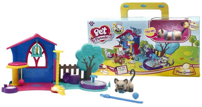 Pet Parade Play Garden Playset for Kittens 