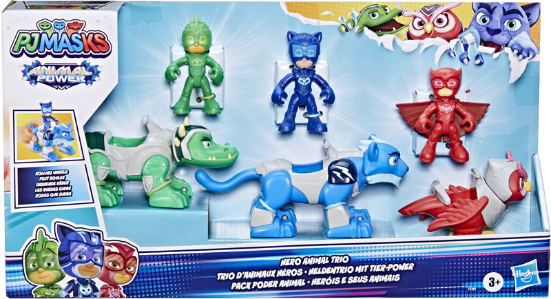Wholesalers of Pj Masks Hero Animal Trio toys
