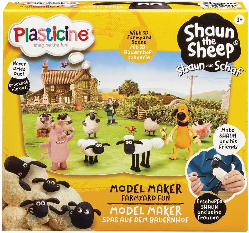 Wholesalers of Plasticine Shaun The Sheep Model Maker Farmyard Fun toys
