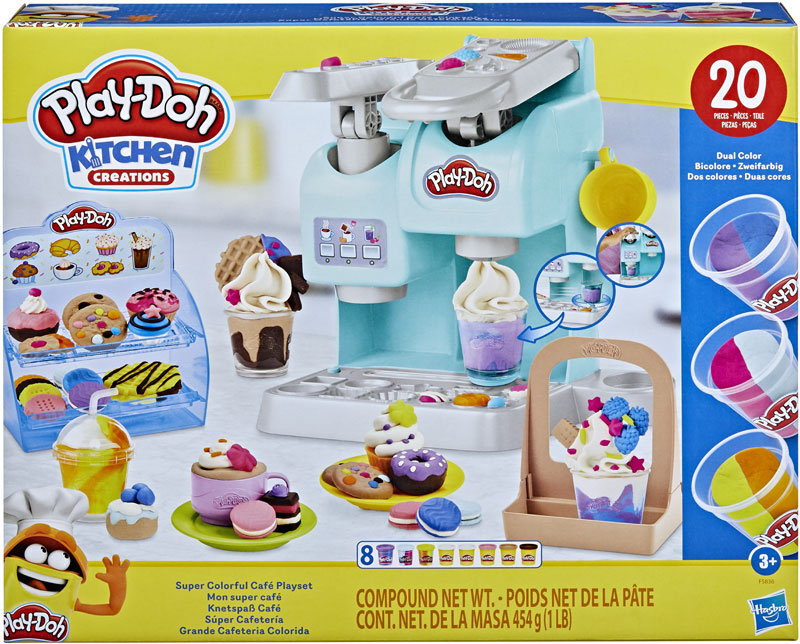 Wholesalers of Play-doh Kitchen Creations Super Colourful Cafe Playset toys