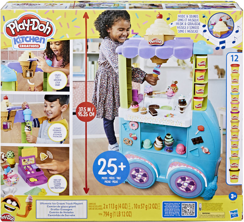 Wholesalers of Play-doh Kitchen Creations Ultimate Ice Cream Truck Playset toys