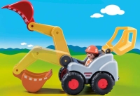 Wholesalers of Playmobil 1.2.3 Shovel Excavator toys image 3