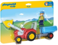 Wholesalers of Playmobil 1.2.3 Tractor With Trailer toys Tmb
